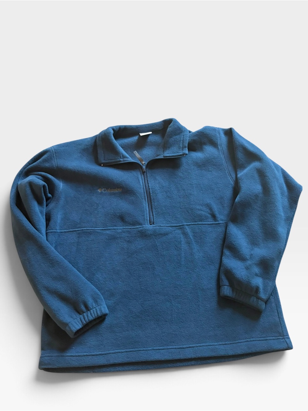 Columbia Men’s Navy Fleece Half Zip Pullover Size L